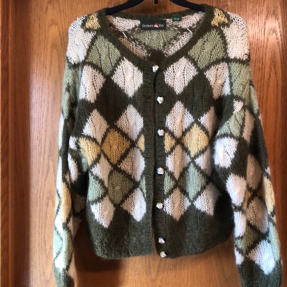 Outback Red Sweaters - Vintage Outback Red Mohair sweater